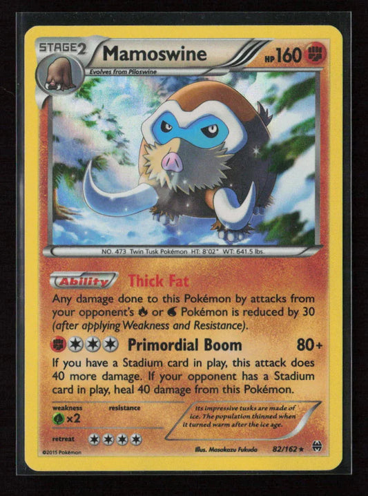 Mamoswine Holo Rare XY - BREAKthrough 82/162 NM - Kang's Collectibles