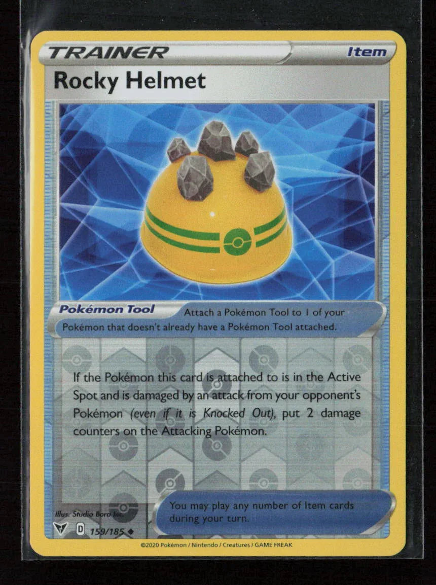 Rocky Helmet Uncommon SWSH04: Vivid Voltage 159/185 LP - Kang's Collectibles