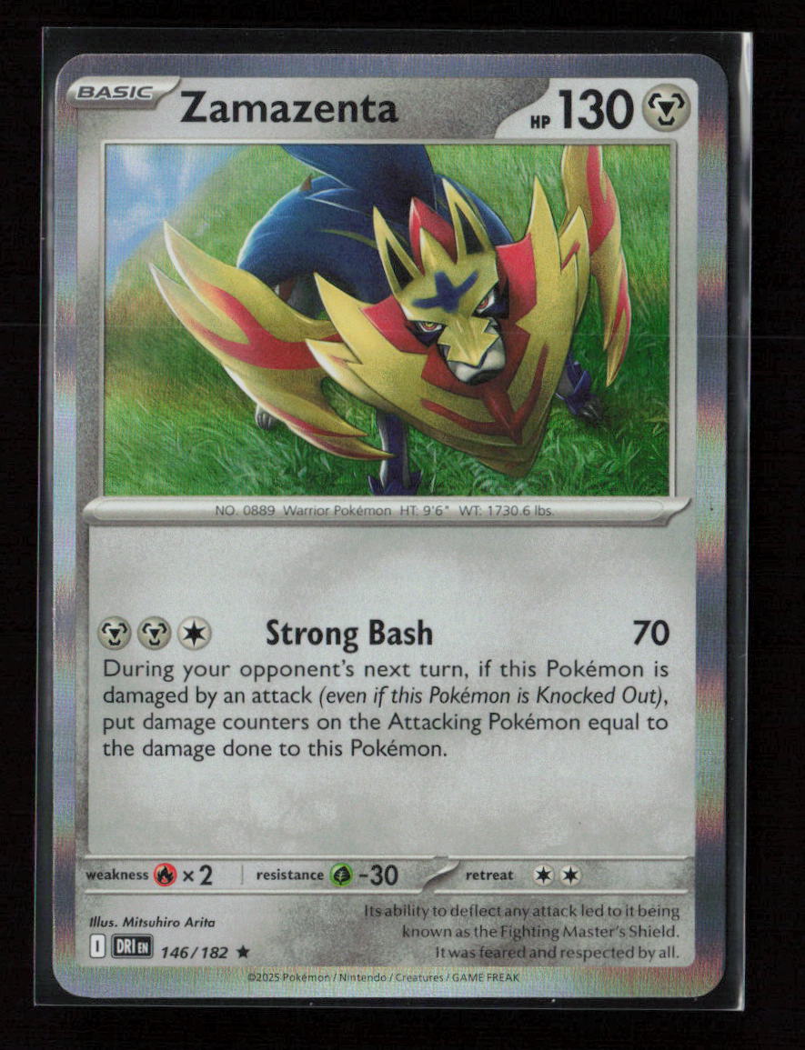Zamazenta - Rare SV10: Destined Rivals 146/182 NM