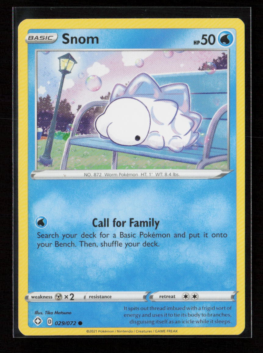 Snom Common Shining Fates 029/072 NM