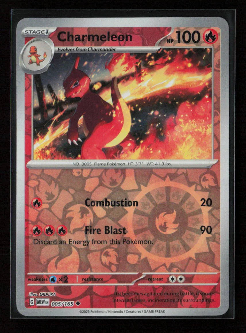 Charmeleon - Uncommon SV: Scarlet & Violet 151 005/165 NM - Kang's Collectibles