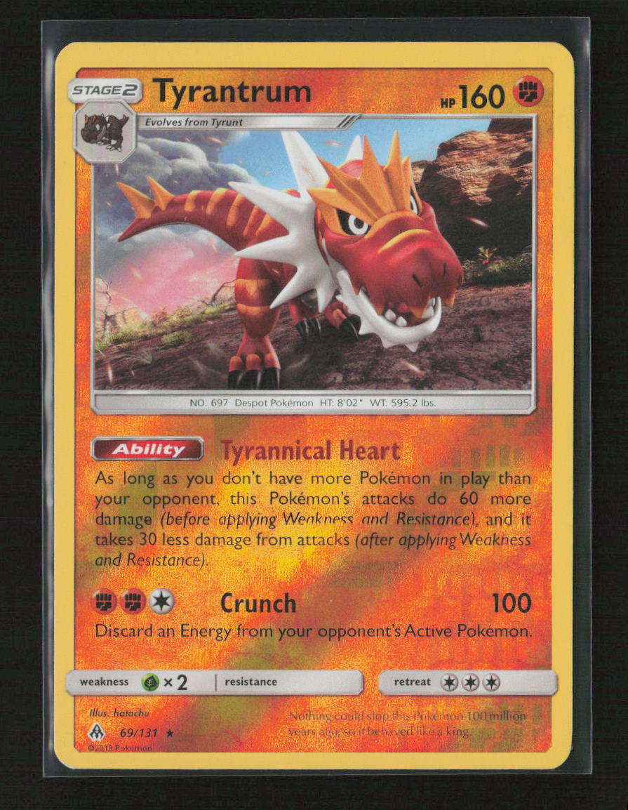 Tyrantrum Holo Rare SM - Forbidden Light 69/131 NM