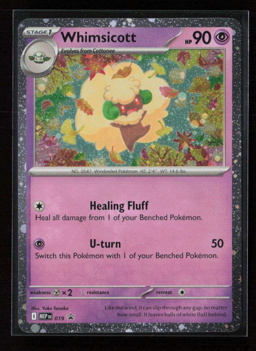 Whimsicott (Cosmos Holo) Promo ME: Mega Evolution Promo 019 NM