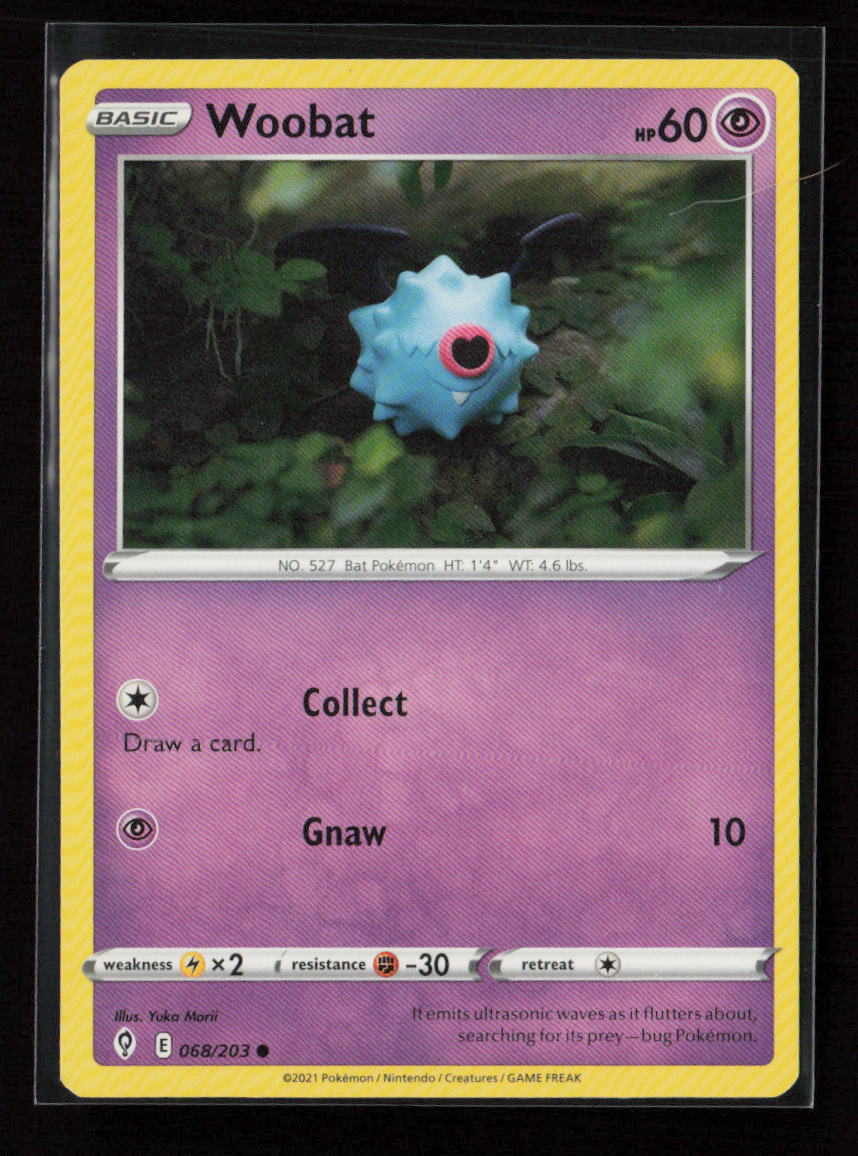 Woobat Common SWSH07: Evolving Skies 068/203 LP