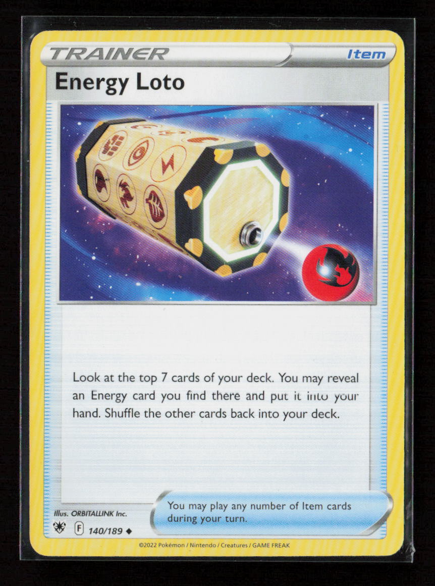 Energy Loto Uncommon SWSH10: Astral Radiance 140/189 LP