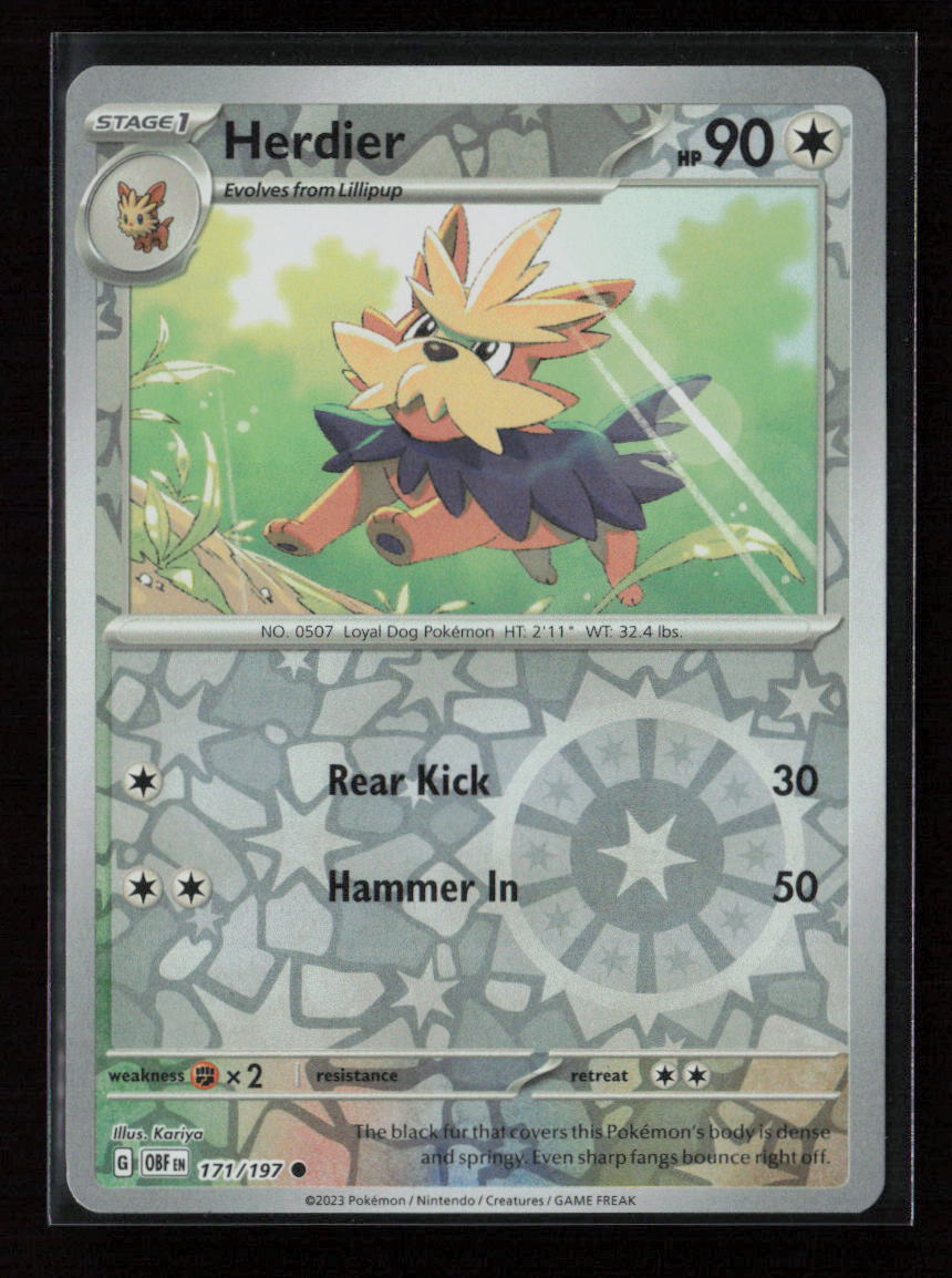 Herdier Common SV03: Obsidian Flames 171/197 NM
