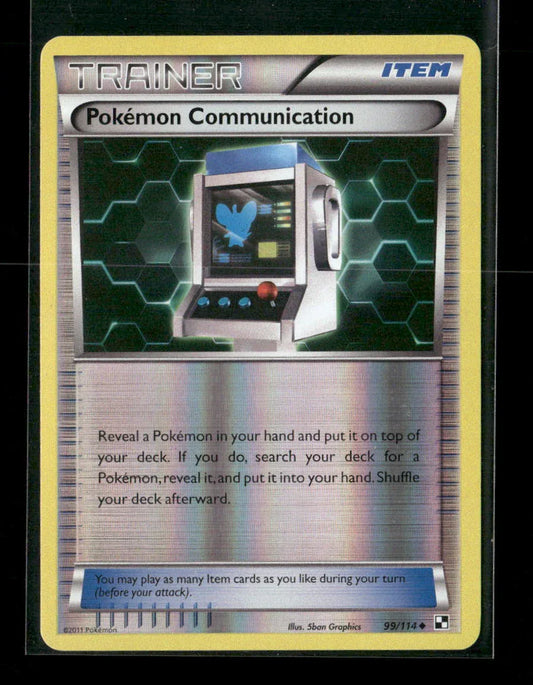 Pokemon Communication Uncommon Black and White 99/114 LP - Kang's Collectibles