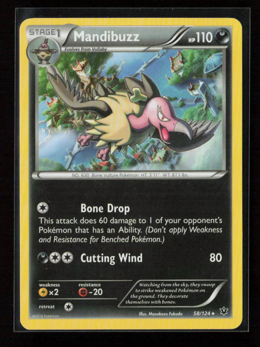 Mandibuzz Rare XY - Fates Collide 58/124 NM - Kang's Collectibles