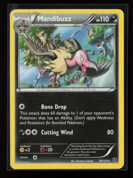 Mandibuzz Rare XY - Fates Collide 58/124 NM - Kang's Collectibles