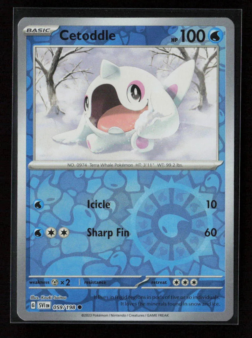 Cetoddle - Common SV01: Scarlet & Violet Base Set 059/198 NM - Kang's Collectibles