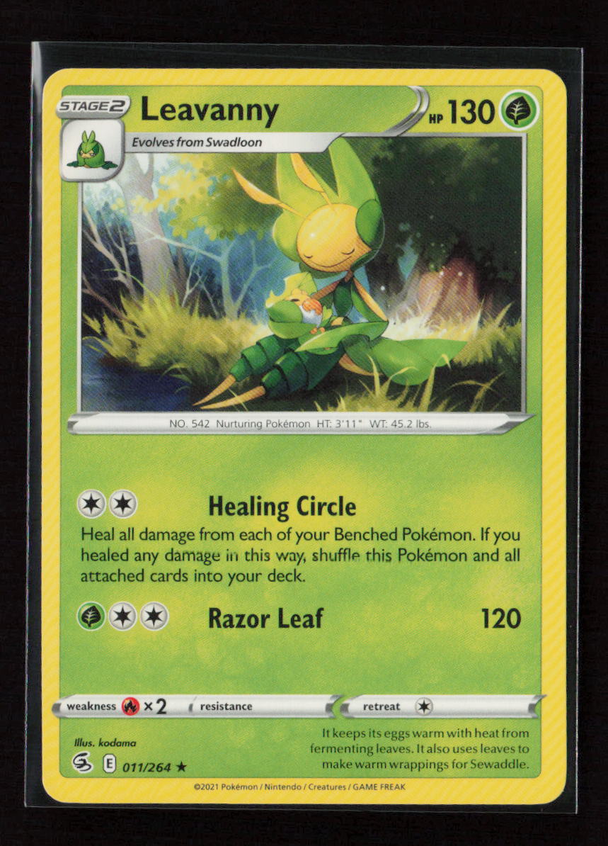 Leavanny Rare SWSH08: Fusion Strike 011/264 LP