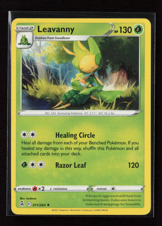 Leavanny Rare SWSH08: Fusion Strike 011/264 LP
