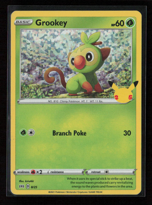 Grookey - 8/25 Promo McDonald's 25th Anniversary Promos 008/025 NM