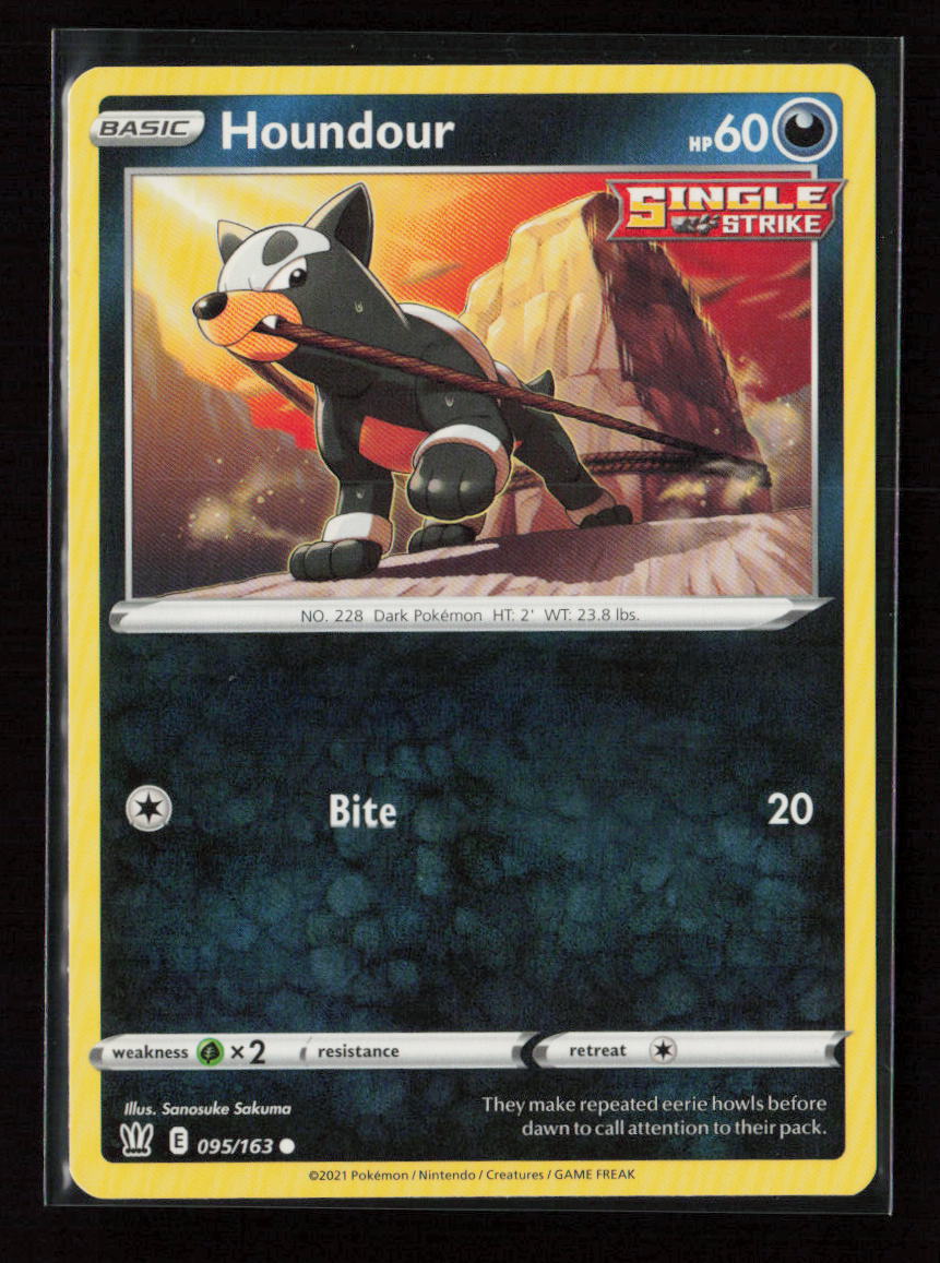 Houndour Common SWSH05: Battle Styles 095/163 LP
