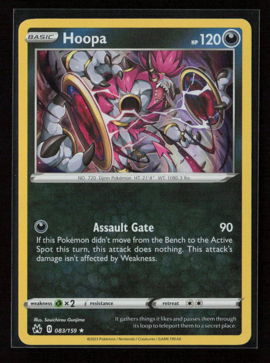 Hoopa Holo Rare Crown Zenith 083/159 NM - Kang's Collectibles