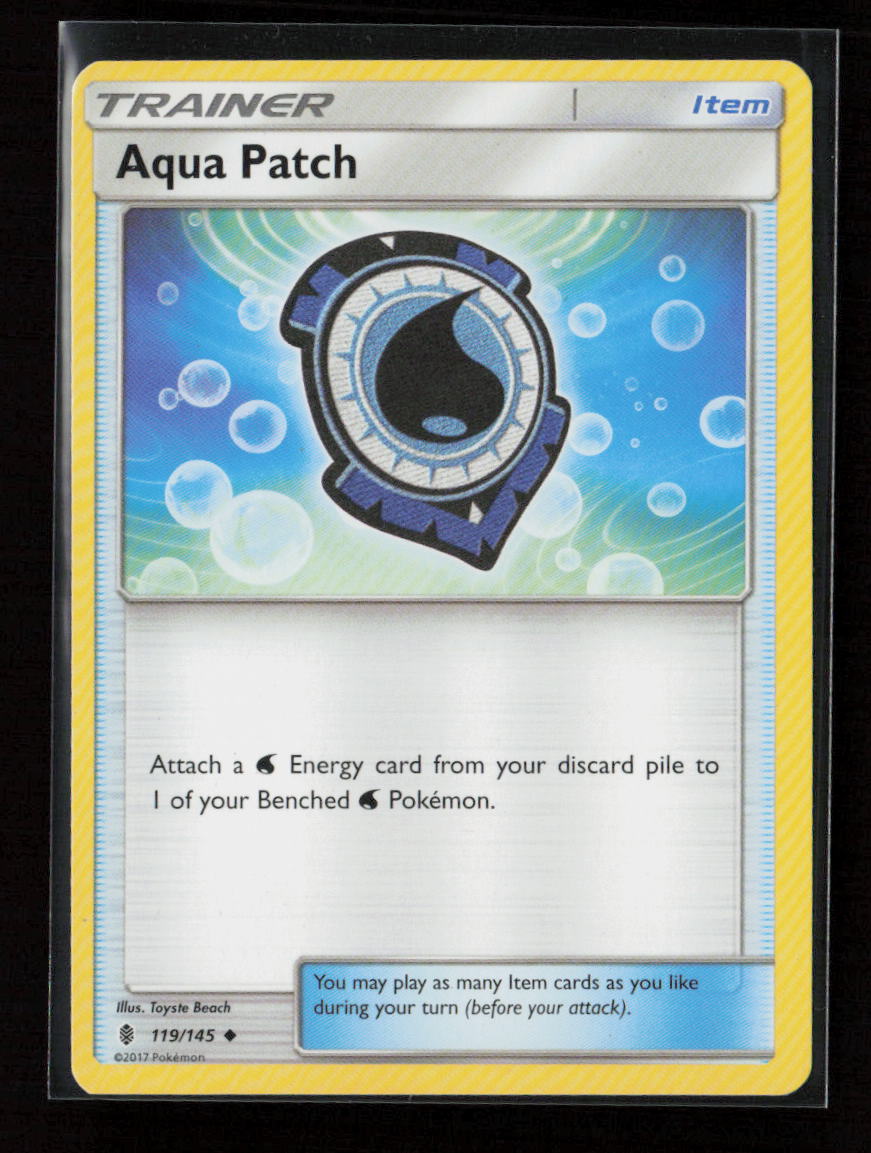 Aqua Patch Uncommon SM - Guardians Rising 119/145 LP