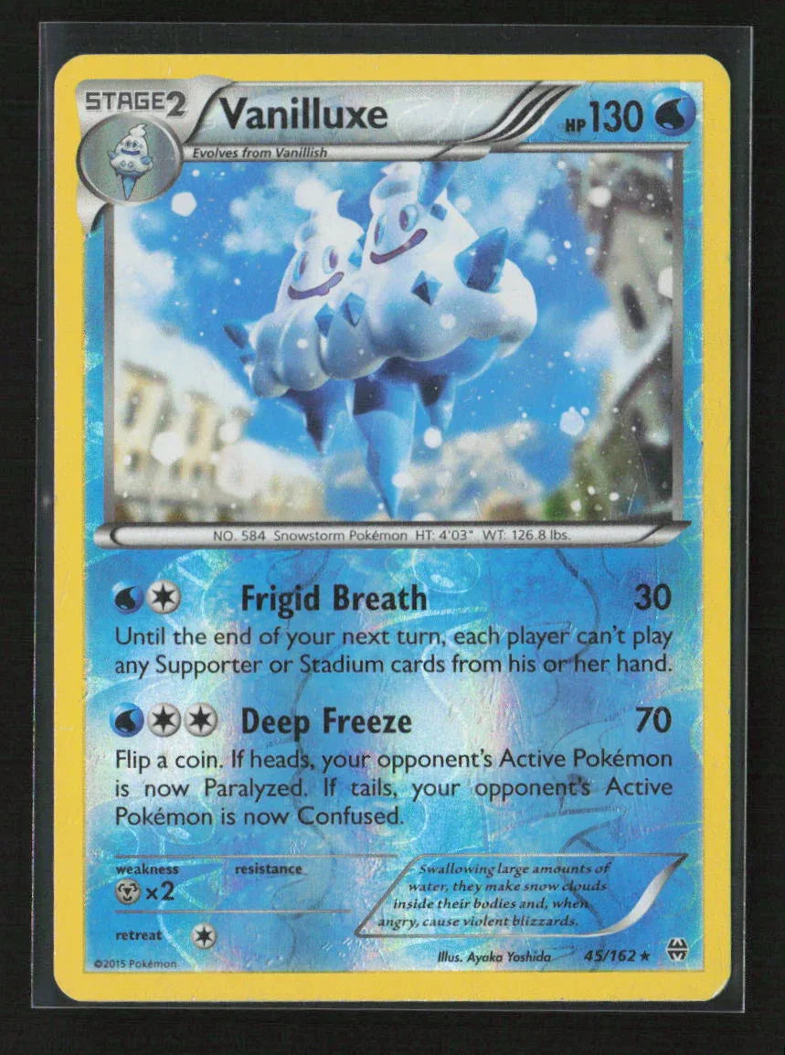 Vanilluxe Rare XY - BREAKthrough 45/162 LP - Kang's Collectibles