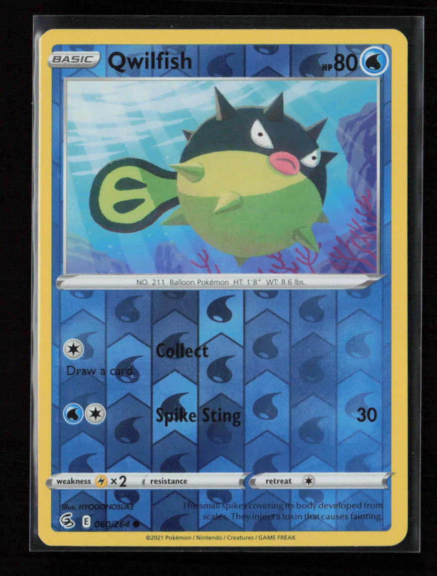 Qwilfish Common SWSH08: Fusion Strike 060/264 NM