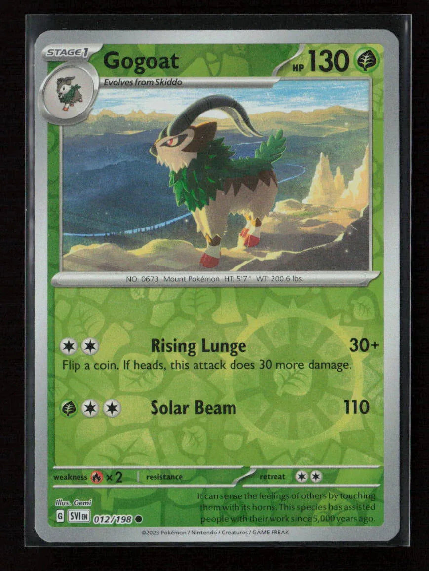 Gogoat Common SV01: Scarlet & Violet Base Set 012/198 NM - Kang's Collectibles