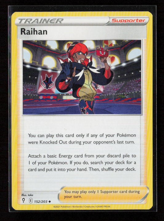 Raihan Uncommon SWSH07: Evolving Skies 152/203 LP