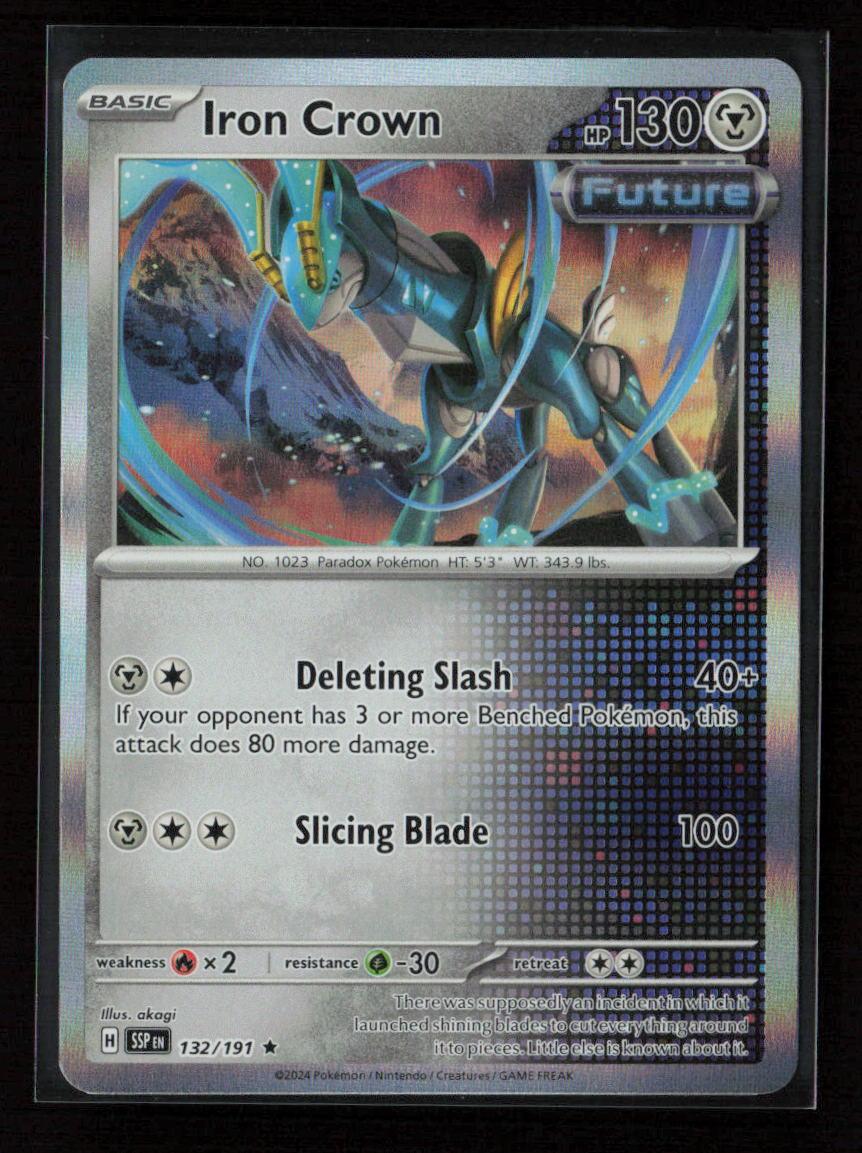 Iron Crown Rare SV08: Surging Sparks 132/191 NM - Kang's Collectibles