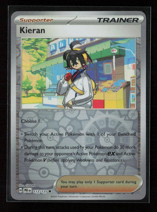 Kieran - Uncommon SV: Prismatic Evolutions 113/131 NM - Kang's Collectibles
