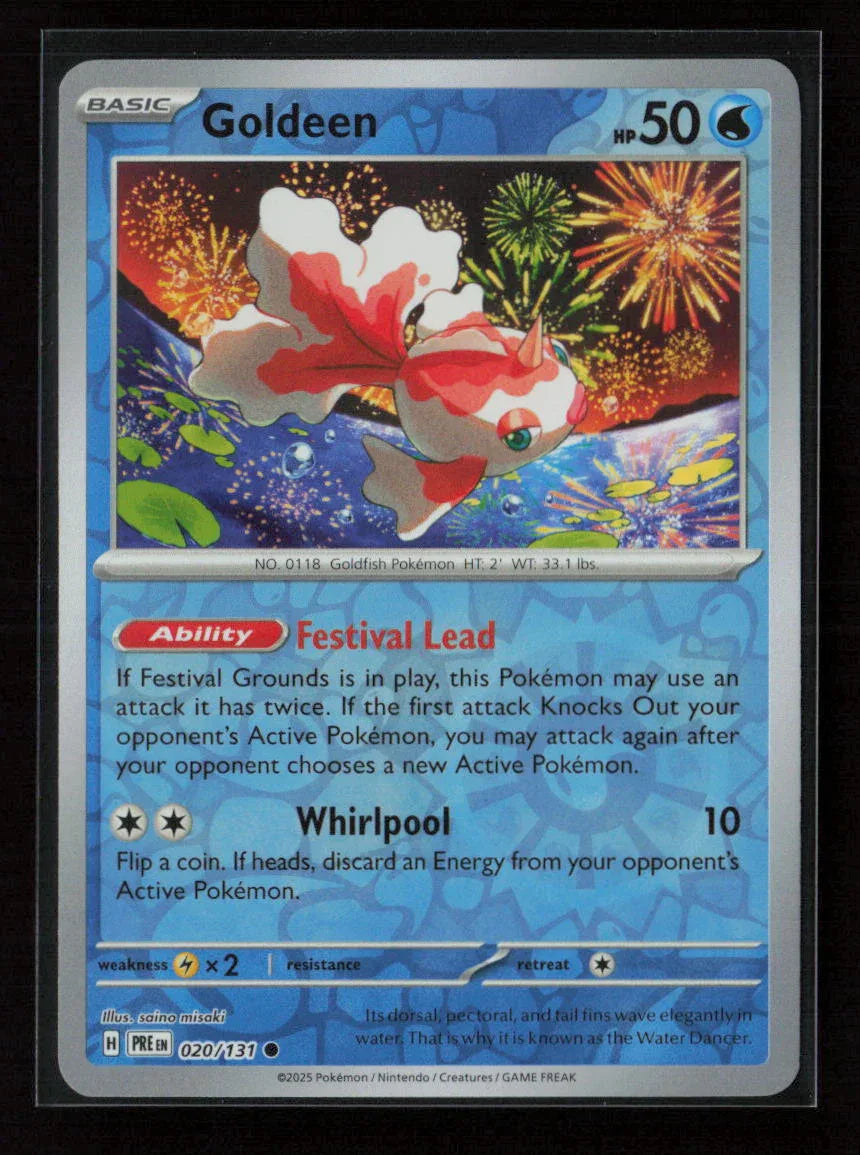Goldeen Common SV: Prismatic Evolutions 020/131 NM - Kang's Collectibles