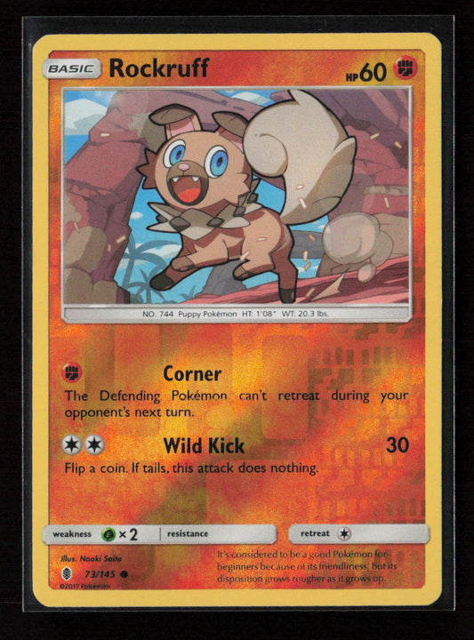 Rockruff Common SM - Guardians Rising 73/145 NM