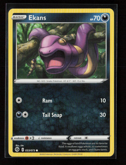 Ekans Common Champion's Path 33/73 NM