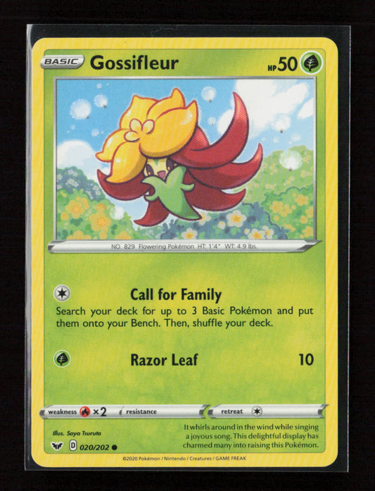 Gossifleur Common SWSH01: Sword & Shield Base Set 020/202 LP