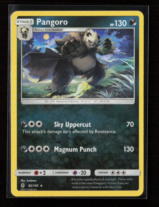Pangoro Rare SM - Guardians Rising 82/145 LP
