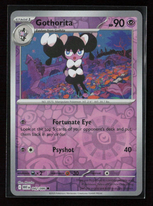 Gothorita Common SV: White Flare 042/086 NM - Kang's Collectibles