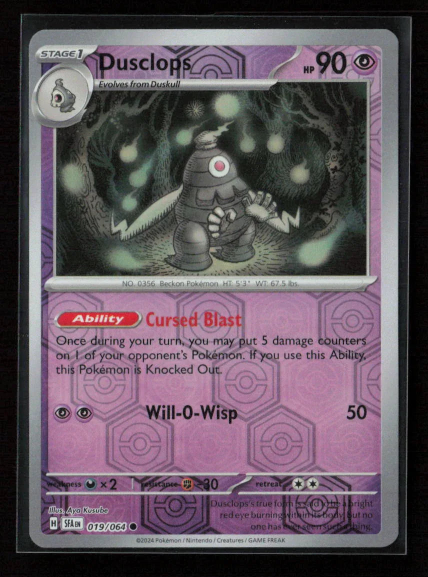 Dusclops - Common SV: Shrouded Fable 019/064 NM - Kang's Collectibles