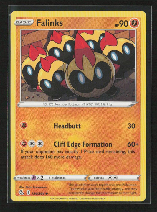 Falinks (154) Uncommon SWSH08: Fusion Strike 154/264 NM - Kang's Collectibles