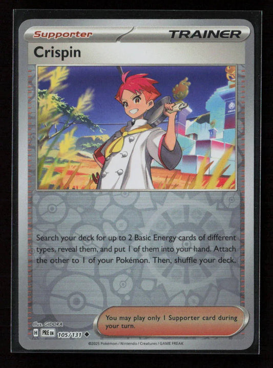 Crispin - Uncommon SV: Prismatic Evolutions 105/131 NM - Kang's Collectibles