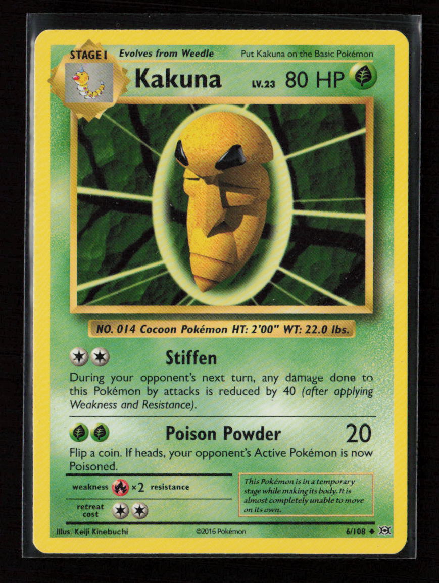 Kakuna Uncommon XY - Evolutions 6/108 LP