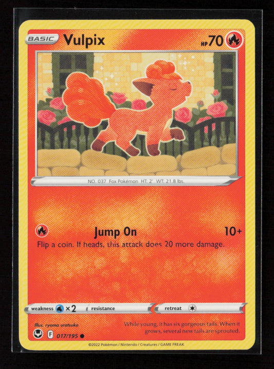 Vulpix Common SWSH12: Silver Tempest 017/195 LP