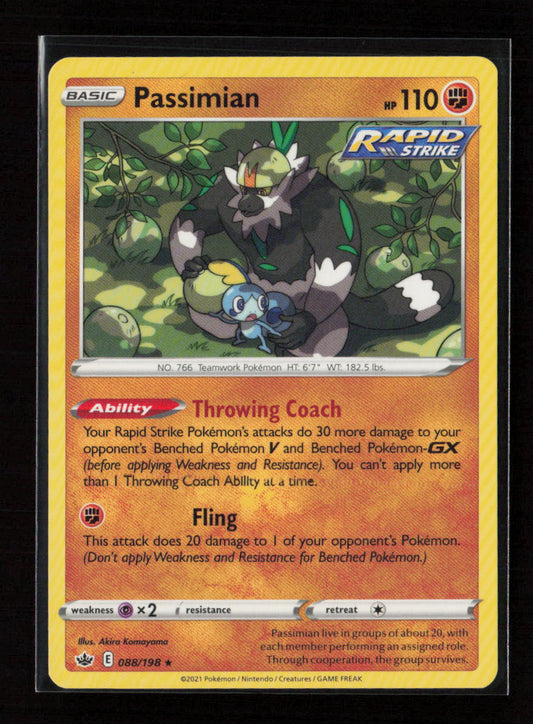 Passimian Rare SWSH06: Chilling Reign 088/198 LP
