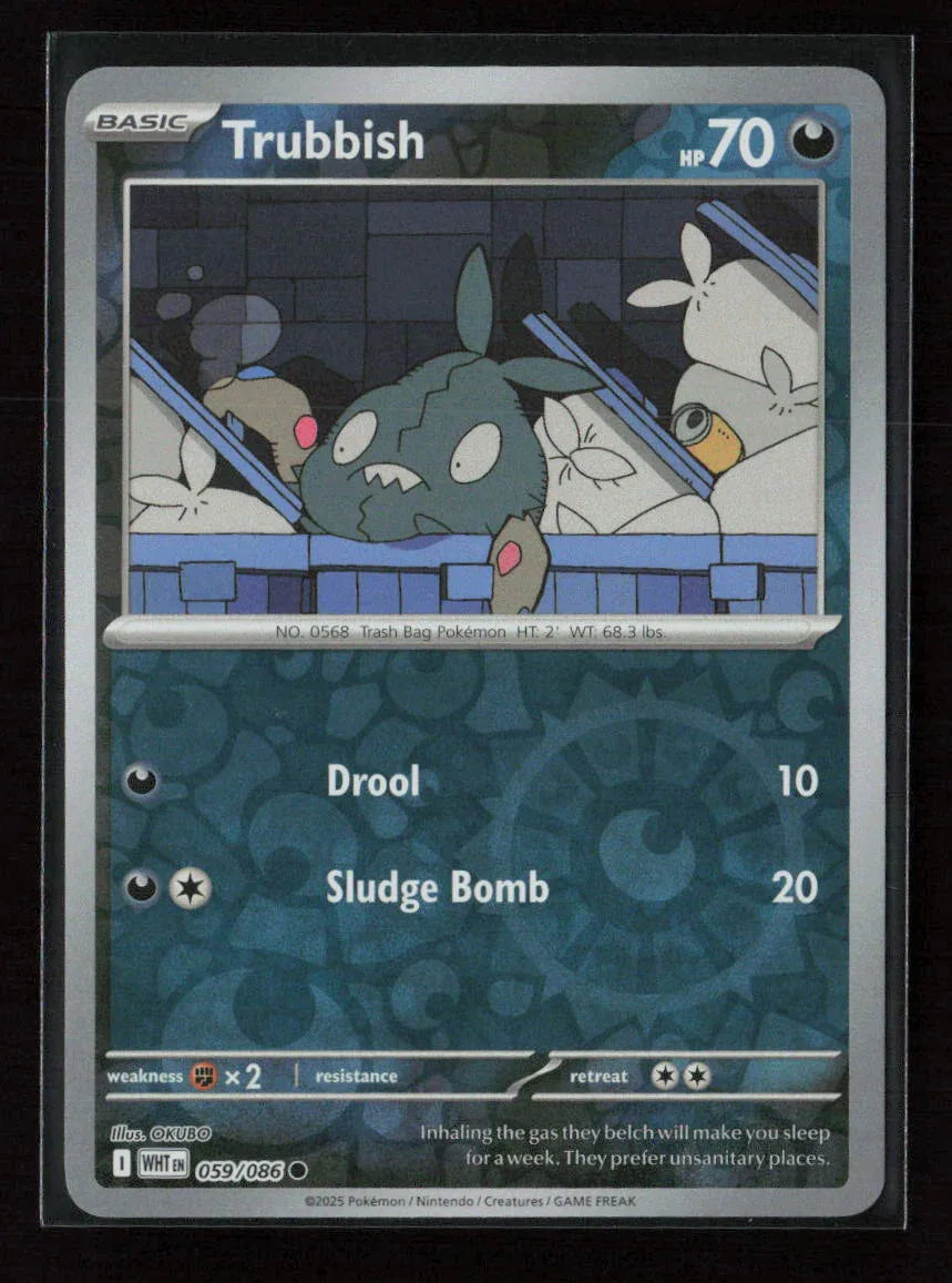 Trubbish Common SV: White Flare 059/086 NM