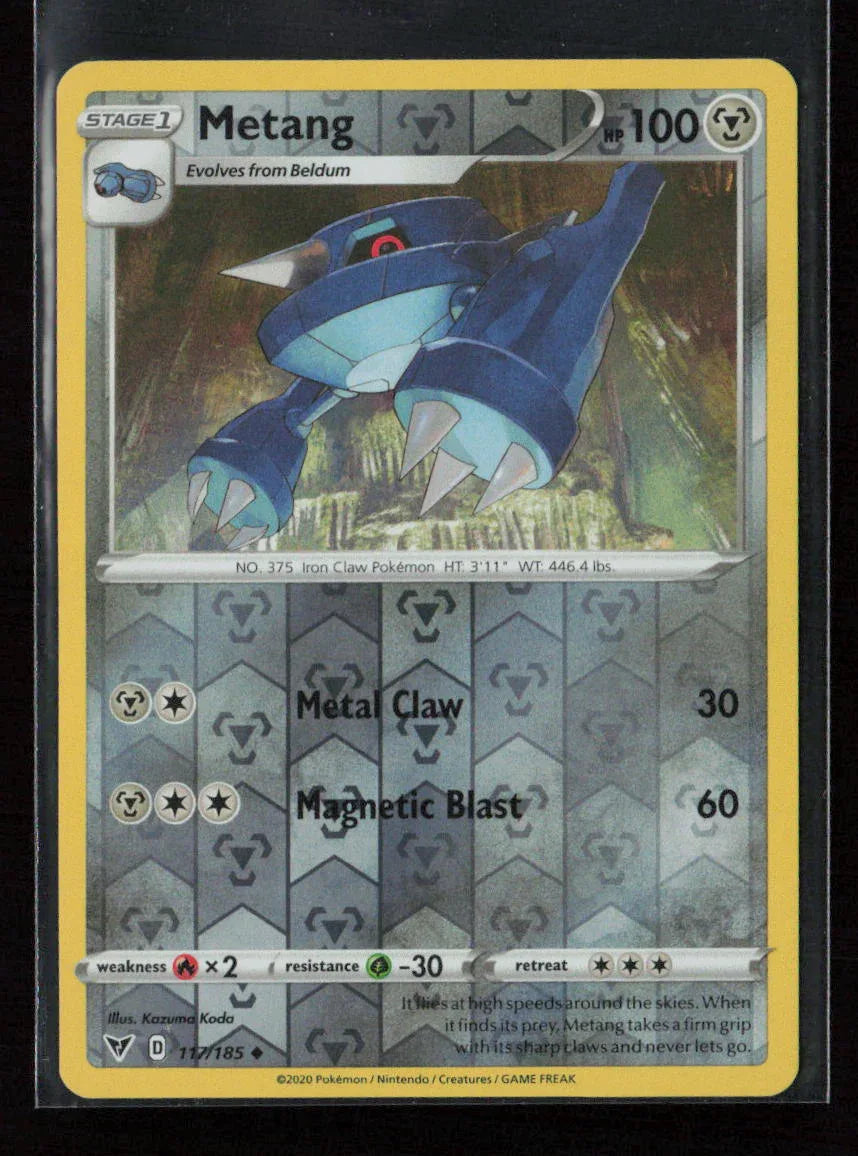 Metang Uncommon SWSH04: Vivid Voltage 117/185 LP - Kang's Collectibles