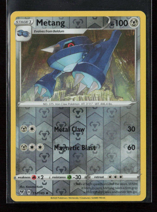 Metang Uncommon SWSH04: Vivid Voltage 117/185 LP - Kang's Collectibles