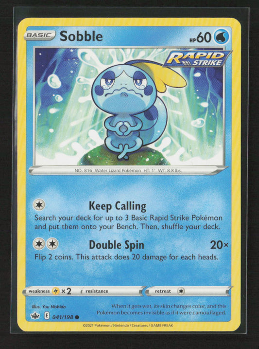 Sobble Common SWSH06: Chilling Reign 041/198 LP