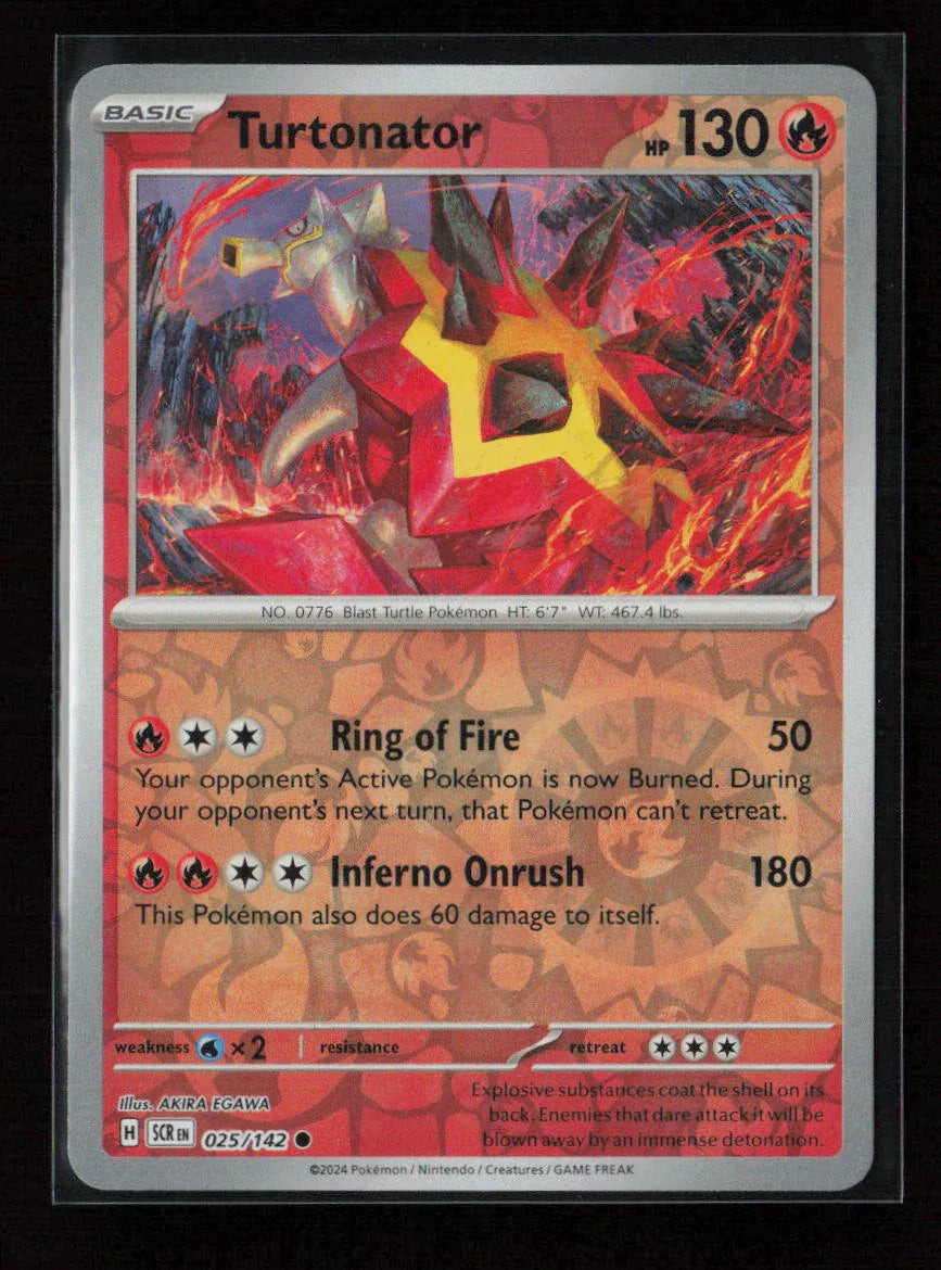 Turtonator - Common SV07: Stellar Crown 025/142 NM - Kang's Collectibles