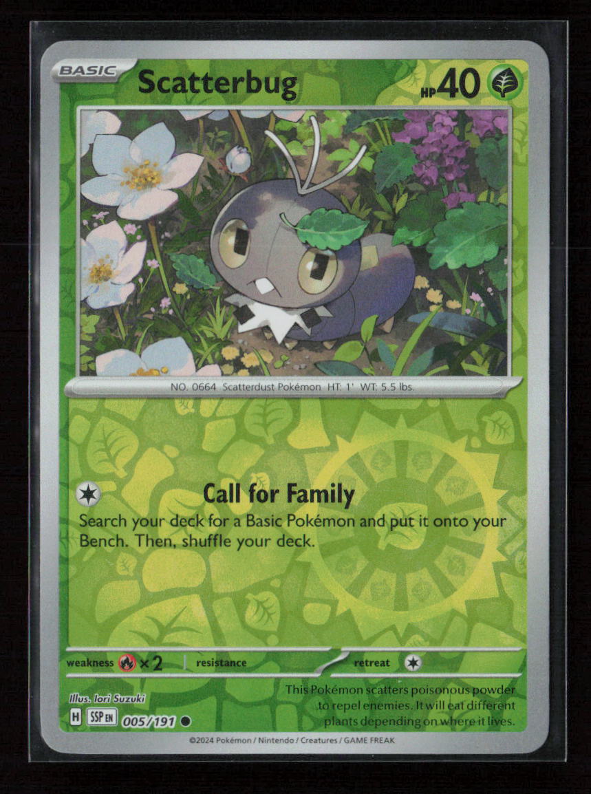 Scatterbug Common SV08: Surging Sparks 005/191 NM