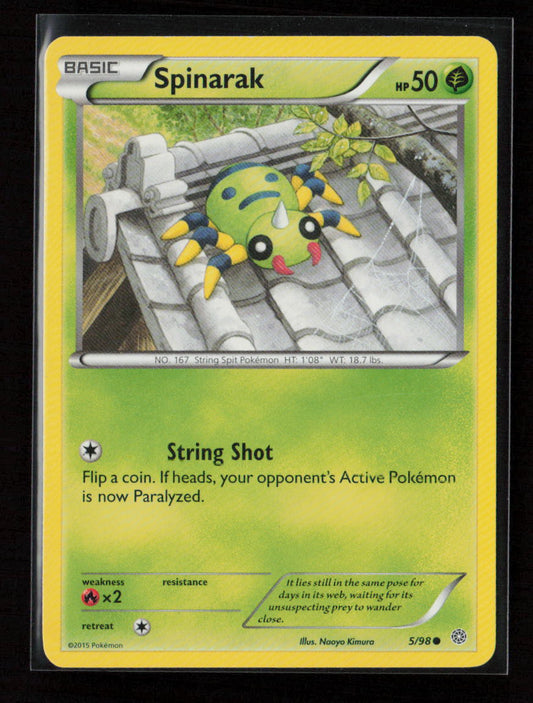 Spinarak Common XY - Ancient Origins 5/98 LP
