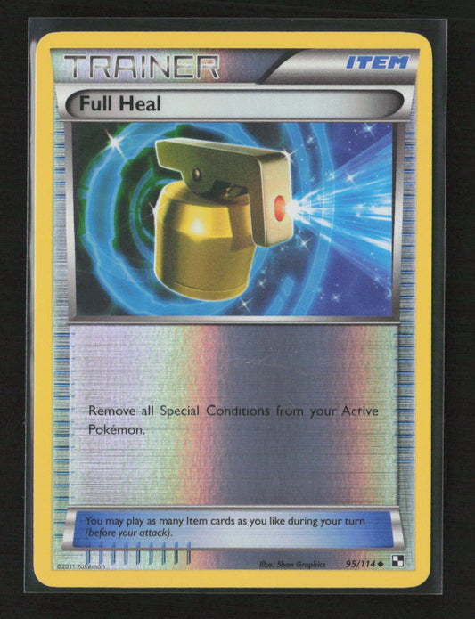 Full Heal Uncommon Black and White 95/114 NM