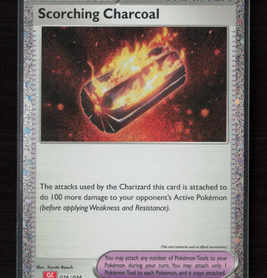 Scorching Charcoal Classic Collection Trading Card Game Classic 026/034 NM - Kang's Collectibles