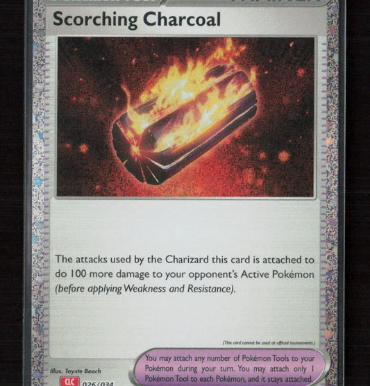 Scorching Charcoal Classic Collection Trading Card Game Classic 026/034 NM - Kang's Collectibles
