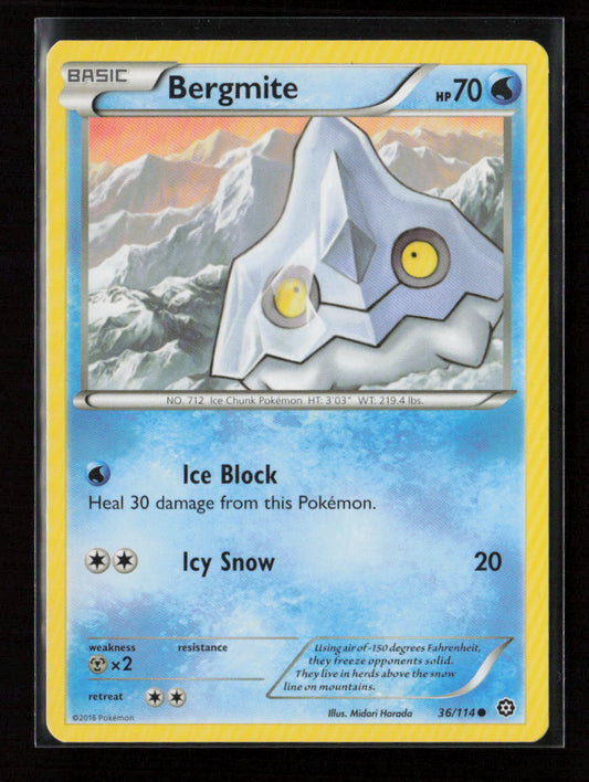 Bergmite Common XY - Steam Siege 36/114 LP