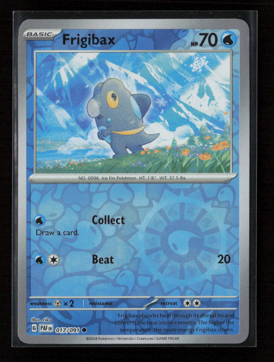 Frigibax - Common SV: Paldean Fates 017/091 NM